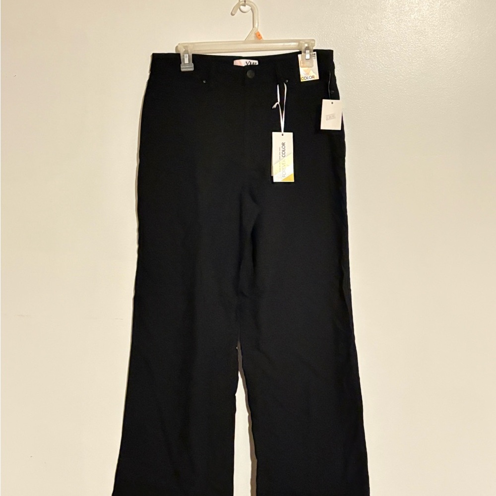 YMI Hyperstretch High rise wide-leg Black pants
